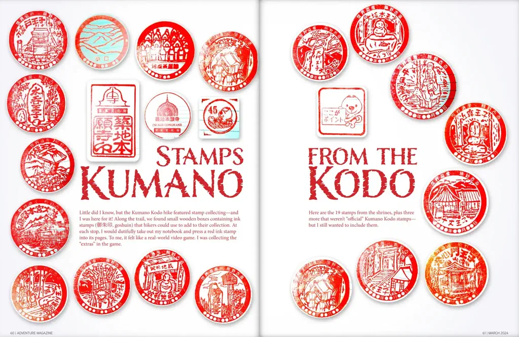 Along the way on our hike, I collected stamps inside little boxes along the trail.